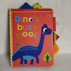 Scholastic Book Touch And Explore Dino's Busy Book